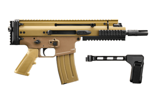 FN SCAR 15P SBT 300 Blackout Semi-Auto Pistol - Flat Dark Earth - 7.5" - 30 Round